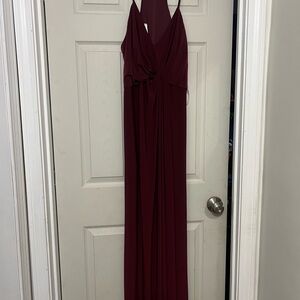 David’s Bridal Bridesmaid Dress Burgundy